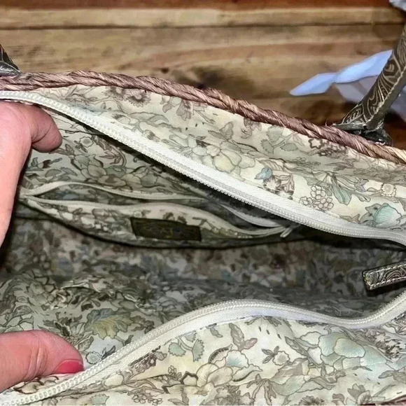 Scala Maze & Husk leather Tooled Purse, bag, handbag, shoulder bag  VINTAGE - Picture 13 of 13